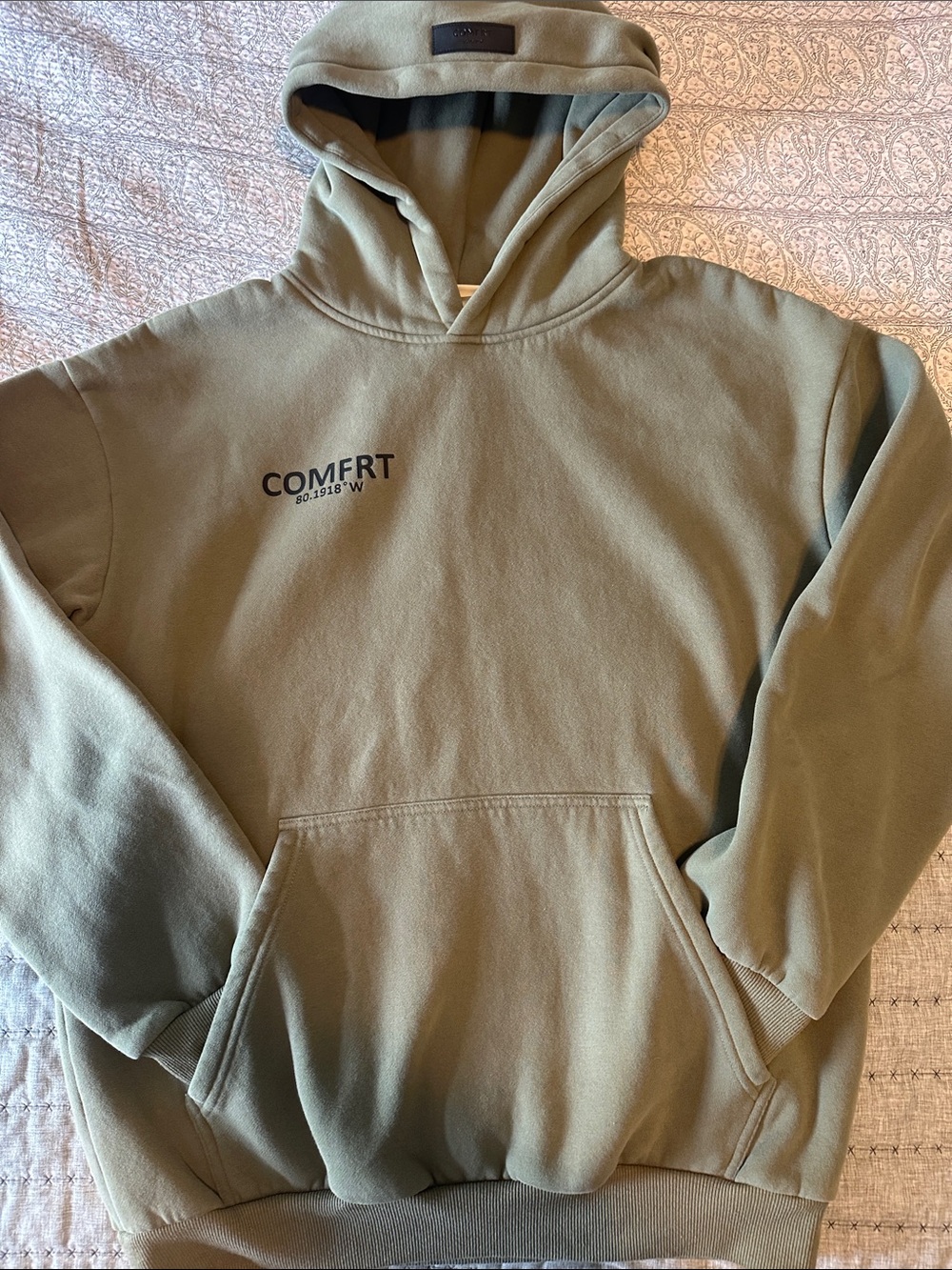 COMFRT Olive Green Hoodie - Medium (Unisex)